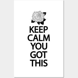 Keep calm you got this Posters and Art